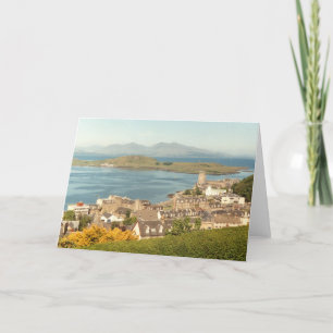 Tarjeta Oban, Escocia (tarjeta de felicitación)