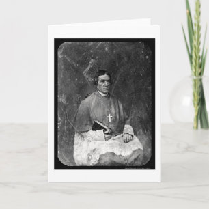 Tarjeta Obispo Baraga Daguerreotipo 1844