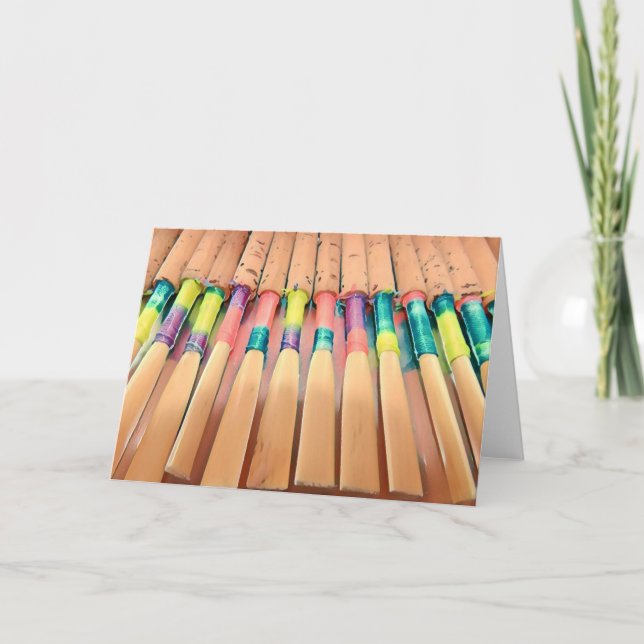 Tarjeta Oboe Reed Blank (Anverso)