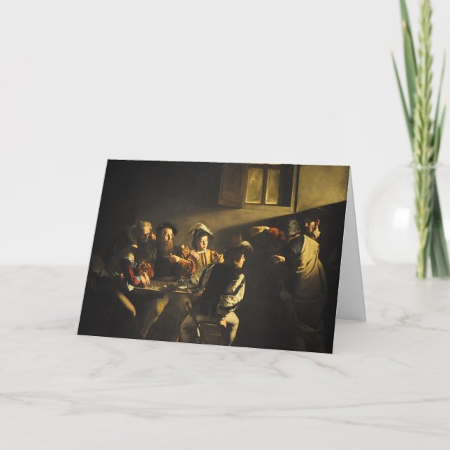 Tarjeta Obra de arte de Carvaggio (Anverso)