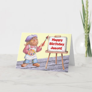 Tarjeta Obra de arte del cumpleaños