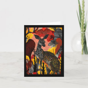 Tarjeta Obra de arte en roo aborigen australiano canguro d