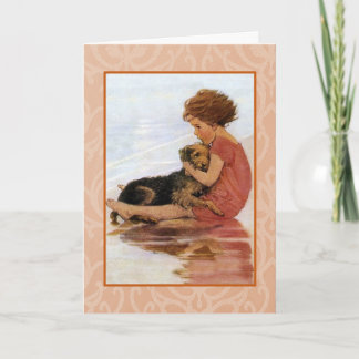 Tarjeta Obra de Jessie Wilcox Smith.