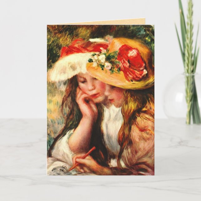 Tarjeta Obra maestra de Renior (Anverso)