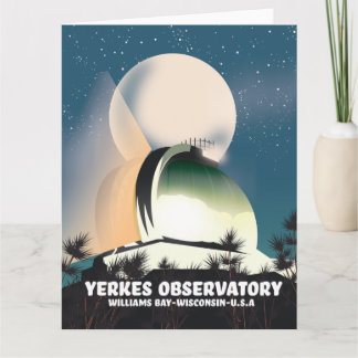 Tarjeta Observatorio Yerkes Williams Bay, Wisconsin, EE. U