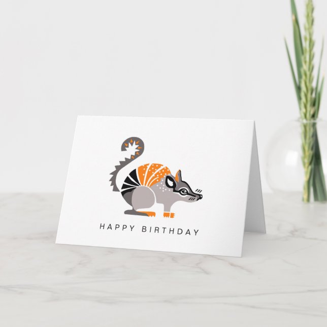 Tarjeta Obtención de mano - NUMBAT - Vida silvestre - Aust (Anverso)