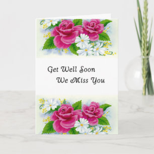 Tarjeta Obtener buenos Rosas