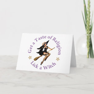 Tarjeta Obtener un sabor a religión - Lick a Witch