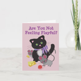 Tarjeta Obtener una buena carta para las niñas pequeñas