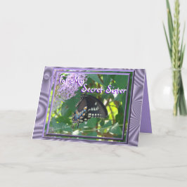 Tarjeta Ocasión secreta de la hermana de la