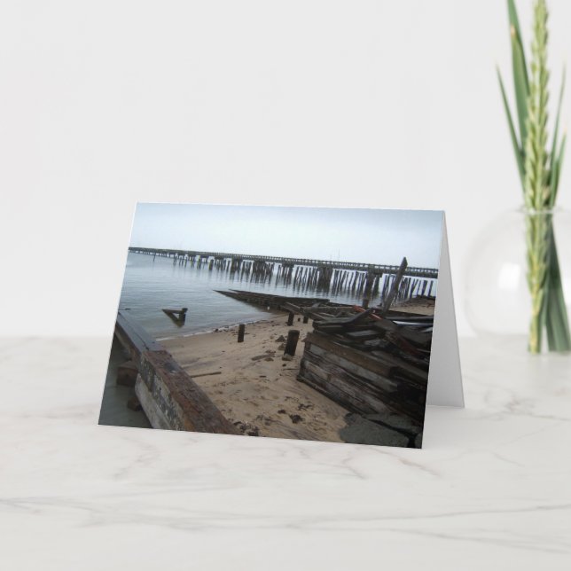 Tarjeta Ocean Beach Peir (Anverso)