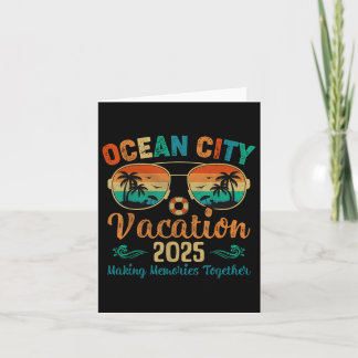 Tarjeta Ocean City Beach Vacation 2025 Friends Family Summ