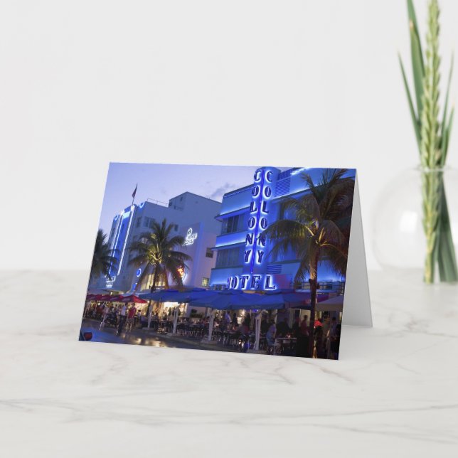 Tarjeta Ocean Drive, South Beach, Miami Beach, 2 (Anverso)