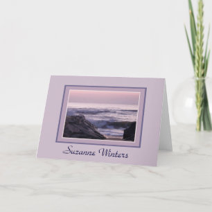 Tarjeta Ocean Sunrise Notecard
