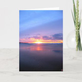 Tarjeta Ocean Sunset