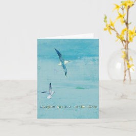 Tarjeta Ocean themed greeting card