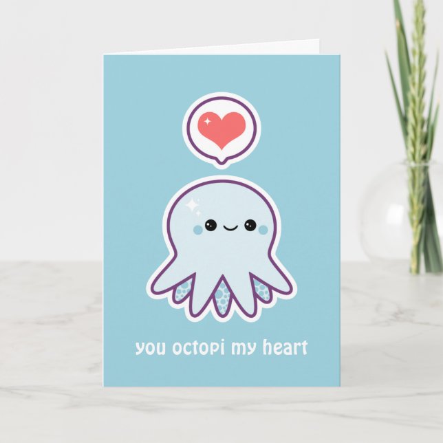 Tarjeta Octopi mi corazón (Anverso)