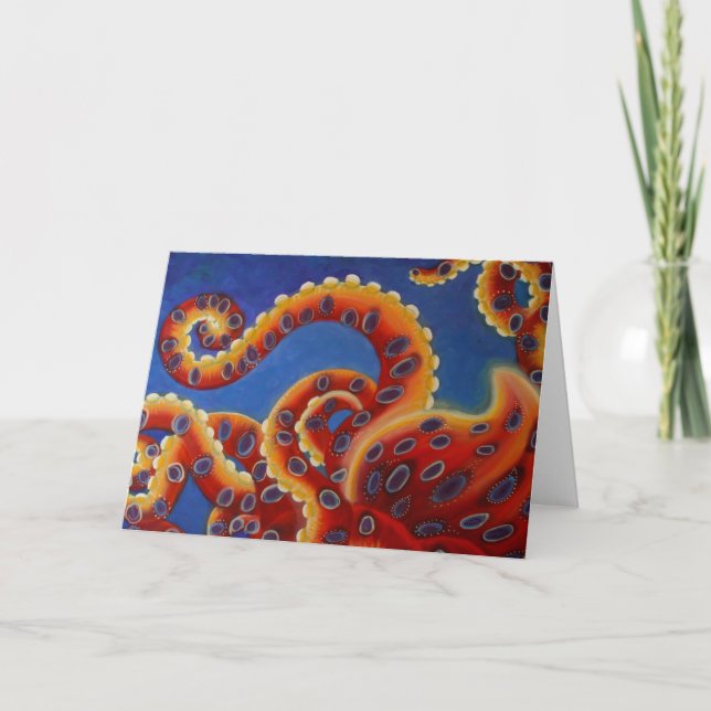 Tarjeta Octopus Blank - Brillo desde dentro de mi  (Anverso)
