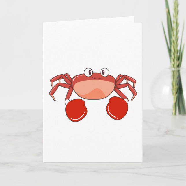 Tarjeta Octopus como boxeador con guantes de boxeo (Anverso)