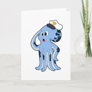 Tarjeta Octopus como capitán con gorra