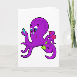 Tarjeta Octopus como profesor con equipo de laboratorio