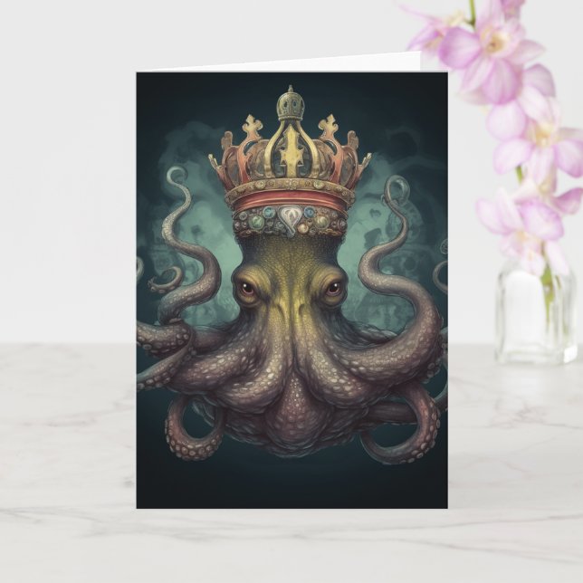 Tarjeta Octopus en la Corona en todas las ocasiones (Orquídea)