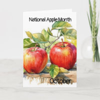 Octubre Mes Nacional de la Manzana