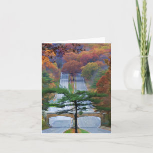 Tarjeta Octubre Road Notecard