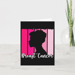 Tarjeta Octubre Usamos Cance De Mama De Mujeres Afro Negra