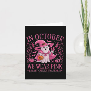 Tarjeta Octubre Usamos Hallo De Conciencia Sobre El Cáncer