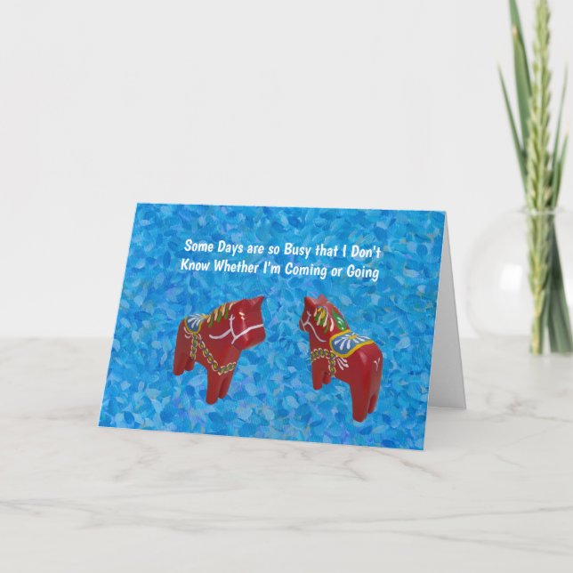 Tarjeta ocupado, ¿cómo has estado? (Anverso)