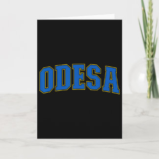 Tarjeta Odesa Ukraine Lovers Patriotic Proud Ukrainian Ode