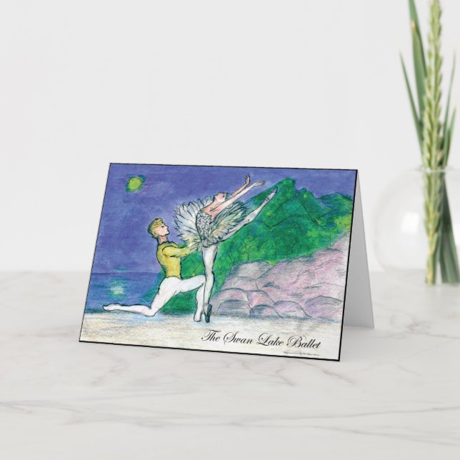 Tarjeta Odette del lago swan (Anverso)