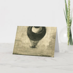 Tarjeta Odilon Redon Edgar Allan Poe
