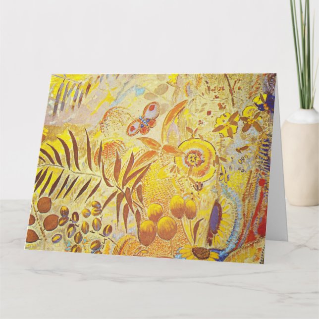 Tarjeta Odilon Redon - El Día, (Anverso)