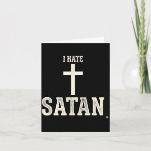 Tarjeta Odio a Satanás