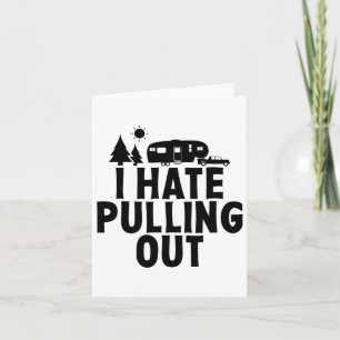 Tarjeta Odio Salir Del Camping De La 5ª Rueda Camper Rv Ca