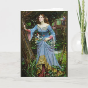 Tarjeta Ofelia por el Waterhouse