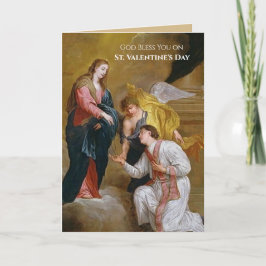 Tarjeta Oferta de regalo del Santo Rosario en San El día d