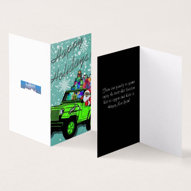 Tarjeta Off Road Santa (Interior y exterior)