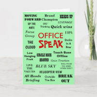 Office Speak Management Jargon Manager Birthday