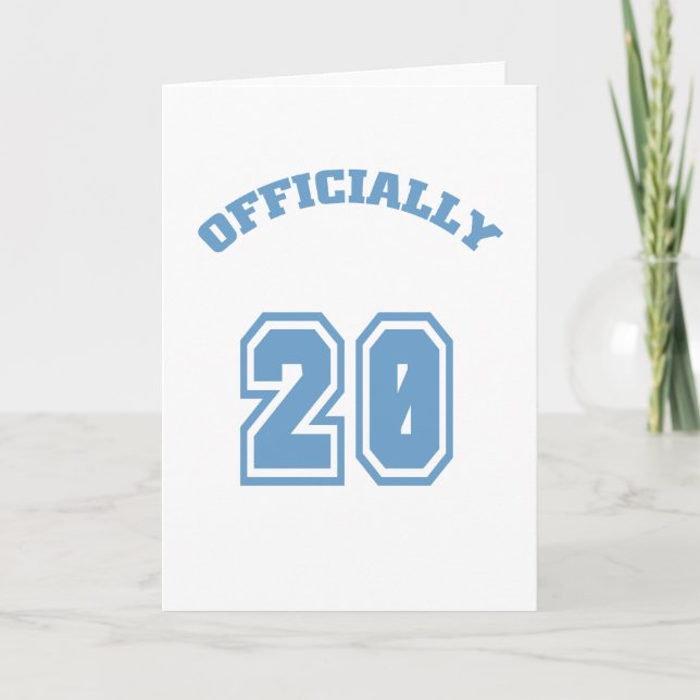 Tarjeta Oficial 20 (Anverso)