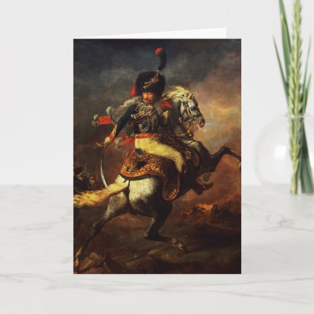 Tarjeta Oficial de los húsares, 1814 (Anverso)