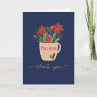 Oficial de policía gracias a Navidades Poinsettias