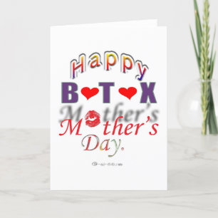 Tarjeta oficial del día de madre de Botox