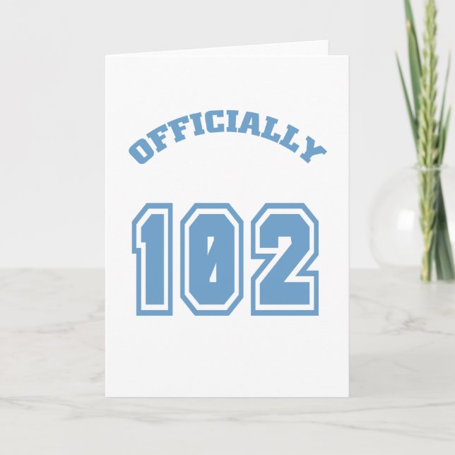 Tarjeta Oficialmente 102 (Anverso)