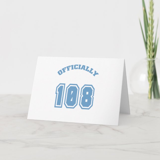 Tarjeta Oficialmente 108 (Anverso)