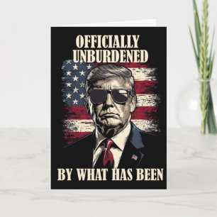 Tarjeta Oficialmente Aliviado Por Lo Que Ha Sido Trump Vic