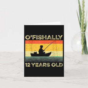 Tarjeta Ofishally, de 12 años, camiseta de 12 años