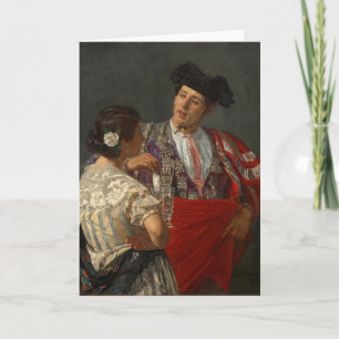 Tarjeta Ofreciendo panal al torero   Mary Cassatt
